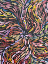 Load image into Gallery viewer, "Medicine Leaves" by Rachael Nambula - detail view of Aboriginal painting, 95cm x 72cm
