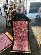 Load image into Gallery viewer, &quot;Bush Plum&quot; Stephen Martin Pitjara 112cm x 53cm
