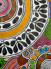 Load image into Gallery viewer, Traditional ceremonial body paint patterns detail in Debra Nangala McDonald&#39;s artwork 
