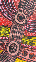 Load image into Gallery viewer, Clarise Tunkin with original painting "Minma Malilu" - Aboriginal artist
