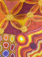 Load image into Gallery viewer, "Wanampi Tjukurpa (Piltati)" Megan Lyons 145cm x 100cm dot painting Australia

