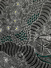 Load image into Gallery viewer, "My Country" Rayleen Pula Price 91cm x 70cm close up
