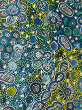 Load image into Gallery viewer, Rochelle Bird Mbitjana with original painting "My Country" - Aboriginal artist
