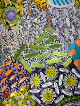 Load image into Gallery viewer, Close-up detail of "Awelye" by Karen Bird Ngale highlighting intricate Aboriginal dot painting technique
