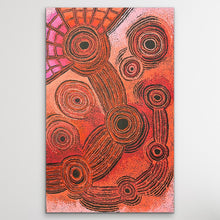 Load image into Gallery viewer, "Minyma Malilu" by Teresa Baker - detail view of Aboriginal painting, 104cm x 64cm
