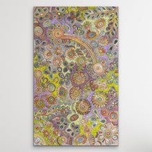 Load image into Gallery viewer, "Bush Flowers" Bernadine Johnson Kemarre 141cm x 88cm
