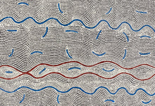 Load image into Gallery viewer, &quot;Mina Mina Dreaming Jukurrpa&quot; Alice Granites Napanangka 87cm x 63cm
