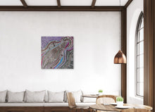 Load image into Gallery viewer, "Minyma Kutju" by Dalmisha Ken - wall display view of original Indigenous Australian painting

