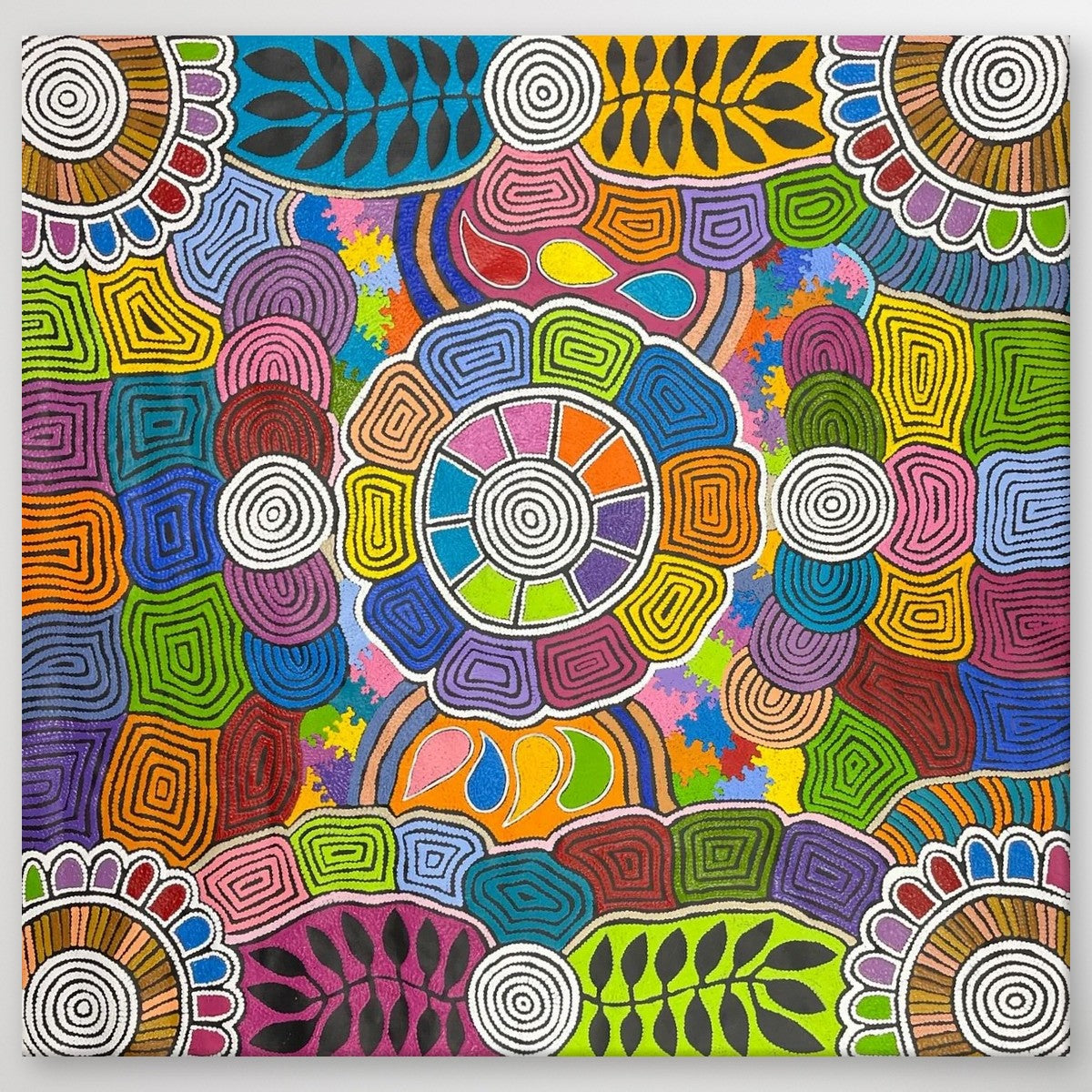 "Women's Body Paint" Debra Nangala McDonald 152cm x 148cm