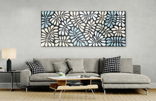 Load image into Gallery viewer, "Acacia Trees (Watiya Tjuta)" by Debra Nangala McDonald - interior display view, 200cm x 84cm

