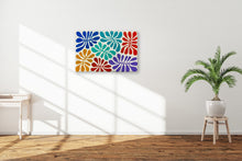 Load image into Gallery viewer, "Acacia Leaves (Watiya Tjuta)" by Debra Nangala McDonald - interior display view, 88cm x 58cm
