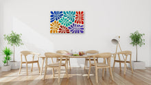 Load image into Gallery viewer, "Acacia Leaves (Watiya Tjuta)" by Debra Nangala McDonald - alternate wall display view
