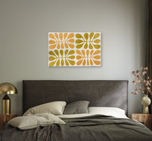 Load image into Gallery viewer, "Acacia Leaves (Watiya Tjuta)" Aboriginal painting by Debra Nangala McDonald - gallery view, 96cm x 62cm

