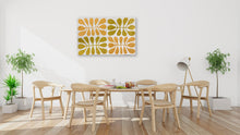 Load image into Gallery viewer, "Acacia Leaves (Watiya Tjuta)" by Debra Nangala McDonald - alternate wall display view
