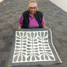 Load image into Gallery viewer, "Acacia Leaves (Watiya Tjuta)" original Aboriginal painting by Debra Nangala McDonald, 62cm x 61cm - authentic Indigenous Australian artwork
