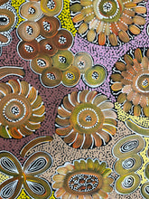 Load image into Gallery viewer, "Bush Flowers" Bernadine Johnson Kemarre 141cm x 88cm
