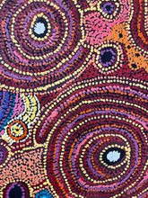 Load image into Gallery viewer, "Nguru Minyma Kutjara" Daisybell Kulyuru 62cm x 58cm original dot art Australia
