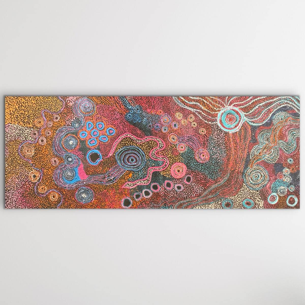 "Piltati Tjukurpa" Rhoda Tjitayi 203cm x 77cm