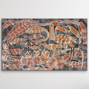 "Billabong Story" Eddie Blitner 143cm x 87cm
