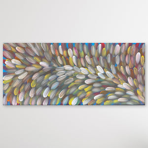 "Medicine Leaves" Esther Haywood Petyarre 203cm x 89cm