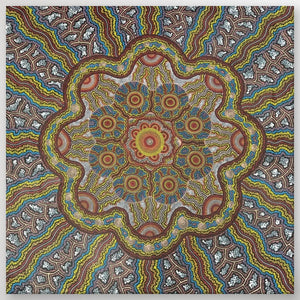 "Wild Flower" Farron Furber Jampitjinpa 138cm x 138cm