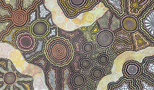 Load image into Gallery viewer, "Country Landscape" Aboriginal art by Farron Furber Jampitjinpa - close-up detail, 148cm x 88cm
