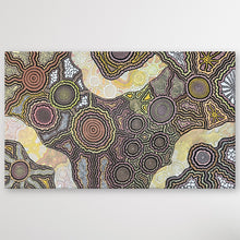 Load image into Gallery viewer, "Country Landscape" original Aboriginal painting by Farron Furber Jampitjinpa, 148cm x 88cm - authentic Indigenous Australian artwork
