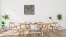 Load image into Gallery viewer, "Country Landscape" by Farron Furber Jampitjinpa - alternate wall display view, 60cm x 58cm
