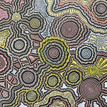 Load image into Gallery viewer, "Country Landscape" by Farron Furber Jampitjinpa - detail view of Aboriginal painting, 60cm x 59cm
