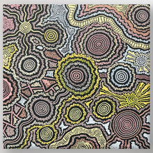 Load image into Gallery viewer, "Country Landscape" original Aboriginal painting by Farron Furber Jampitjinpa, 60cm x 59cm - authentic Indigenous Australian artwork
