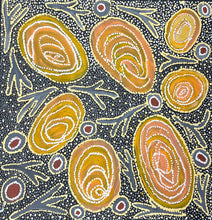 Load image into Gallery viewer, "Seven Sisters" Pollyanne Smith Tjungkaya 60cm x 59cm Authentic Indigenous art from Adelaide Australia, Art by Farquhar
