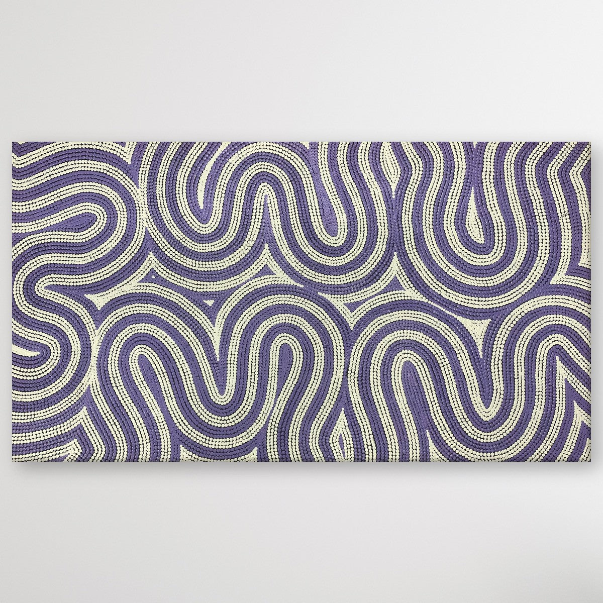 "Sand Dunes (Tali)" original Aboriginal painting by Gwenda Turner Nungurrayi, 141cm x 78cm - authentic Indigenous Australian artwork