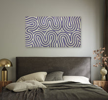 Load image into Gallery viewer, "Sand Dunes (Tali)" Aboriginal art by Gwenda Turner Nungurrayi - gallery wall display
