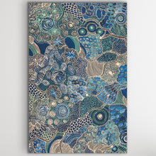 Load image into Gallery viewer, Detail of My Country Utopia Janet Golder Kngwarreye Aboriginal artwork
