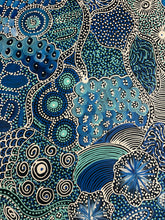 Load image into Gallery viewer, Janet Golder Kngwarreye My Country Utopia painting wall view
