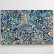 Load image into Gallery viewer, My Country Utopia by Janet Golder Kngwarreye 150 x 98 cm Aboriginal painting
