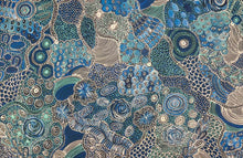 Load image into Gallery viewer, Texture detail acrylic on canvas Janet Golder Kngwarreye painting
