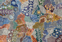 Load image into Gallery viewer, "My Country (Utopia)" by Janet Golder Kngwarreye - detail view of Aboriginal painting, 153cm x 108cm
