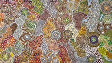 Load image into Gallery viewer, "My Country (Utopia)" by Janet Golder Kngwarreye - detail view of Aboriginal painting, 154cm x 88cm
