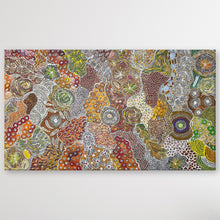 Load image into Gallery viewer, "My Country (Utopia)" original Aboriginal painting by Janet Golder Kngwarreye, 154cm x 88cm - authentic Indigenous Australian artwork
