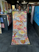 Load image into Gallery viewer, &quot;My Country (Utopia)&quot; Janet Golder Kngwarreye 203cm x 82cm
