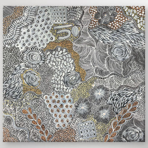 "My Country (Utopia)" Janet Golder Kngwarreye 93cm x 89cm