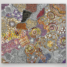 Load image into Gallery viewer, "My Country (Utopia)" original Aboriginal painting by Janet Golder Kngwarreye, 97cm x 86cm - authentic Indigenous Australian artwork
