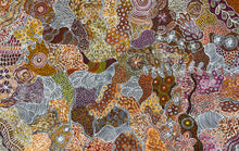 Load image into Gallery viewer, "My Country (Utopia)" original Aboriginal painting by Janet Golder Kngwarreye, 183cm x 119cm - authentic Indigenous Australian artwork
