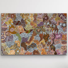 Load image into Gallery viewer, "My Country (Utopia)" original Aboriginal painting by Janet Golder Kngwarreye, 183cm x 119cm - authentic Indigenous Australian artwork
