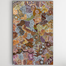 Load image into Gallery viewer, "My Country (Utopia)" original Aboriginal painting by Janet Golder Kngwarreye, 183cm x 119cm - authentic Indigenous Australian artwork
