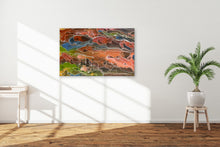 Load image into Gallery viewer, "Pantu (Salt Lake)" by Janice Stanley - gallery view, 116cm x 74cm - Aboriginal art
