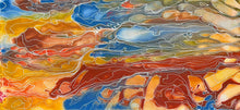 Load image into Gallery viewer, "Pantu (Salt Lake)" by Janice Stanley - detail view of Aboriginal painting, 171cm x 81cm
