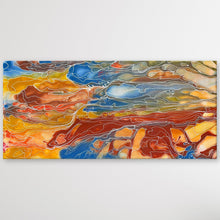 Load image into Gallery viewer, "Pantu (Salt Lake)" original Aboriginal painting by Janice Stanley, 171cm x 81cm - authentic Indigenous Australian artwork
