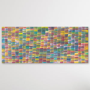 "Yam Dreaming" Jeannie Mills Pwerle 210cm x 88cm